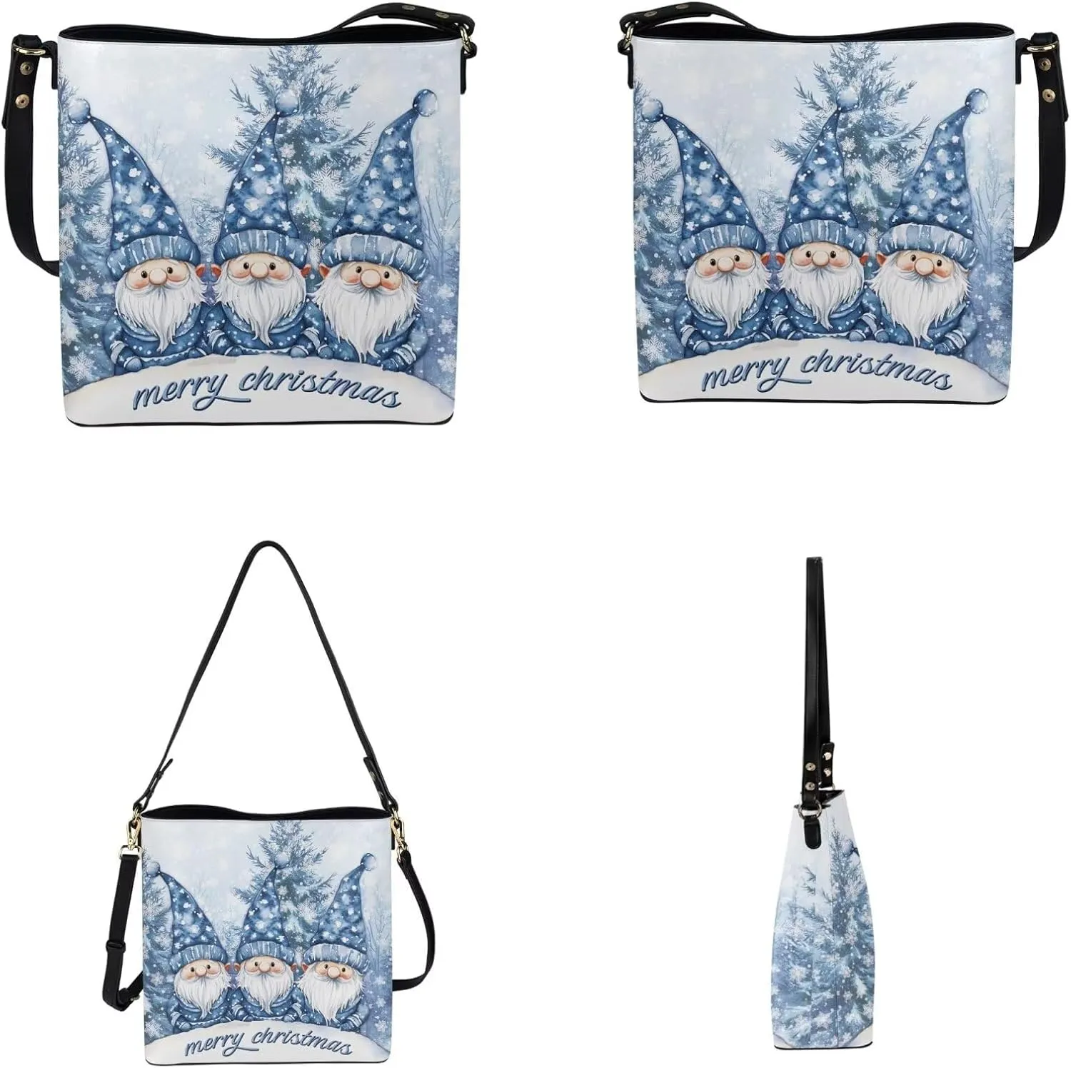 FOR U DESIGNS Purses for Women Crossbody Bag Shoulder Purses and Handbags 2 Pack Large Tote Bag Purse with Matched Wallet