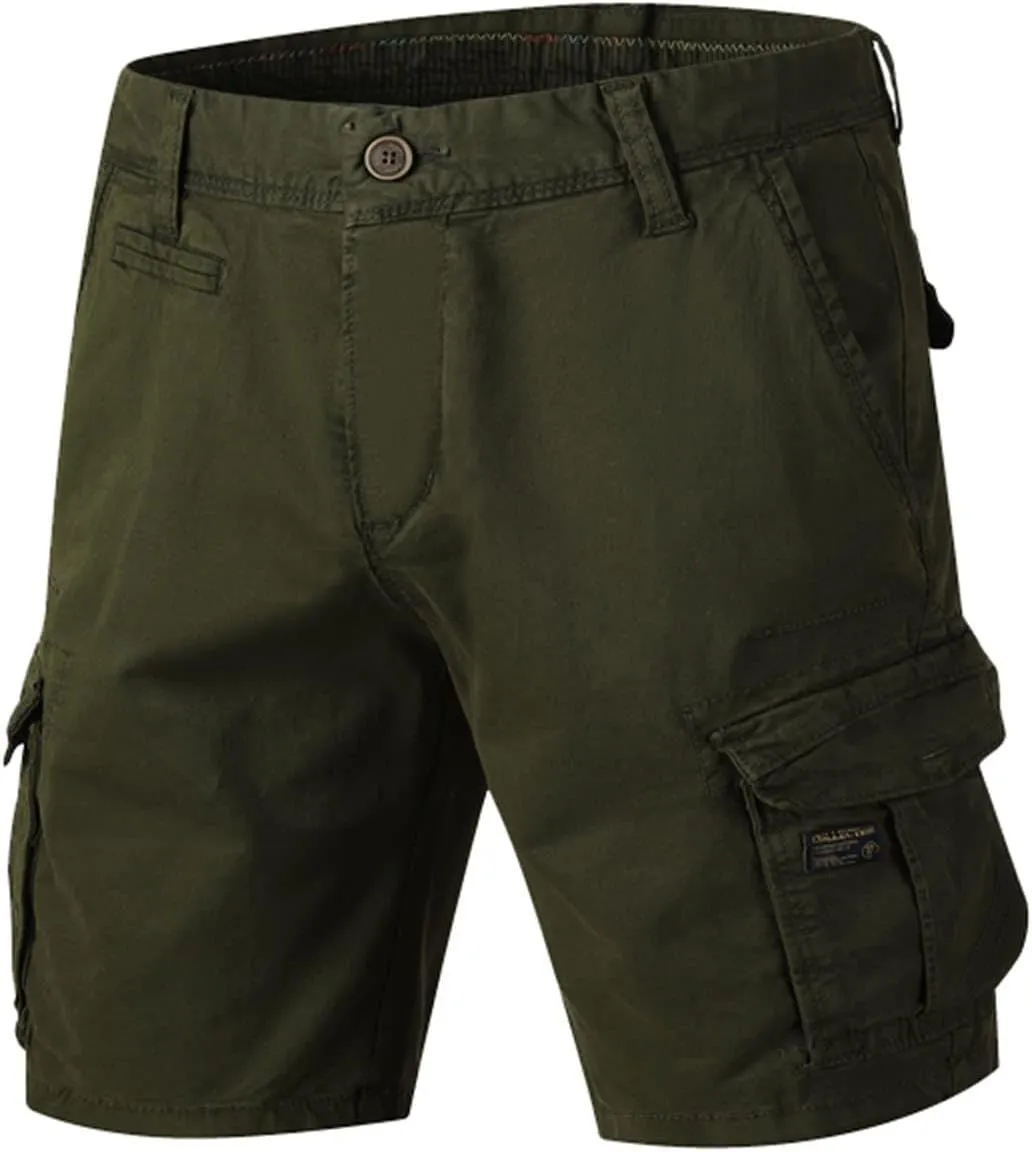FZVYD Polyester Pants Men Mens Casual Elastic Drawstring Cargo Pants Lightweight Relaxed Fit Cotton Workout Sweatpants 2023