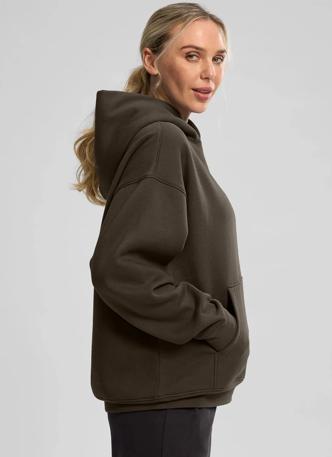 G Gradual Hoodies for Women Oversized Fleece Sweatshirt with Pocket Loose Fit Casual Athletic Workout Pullover