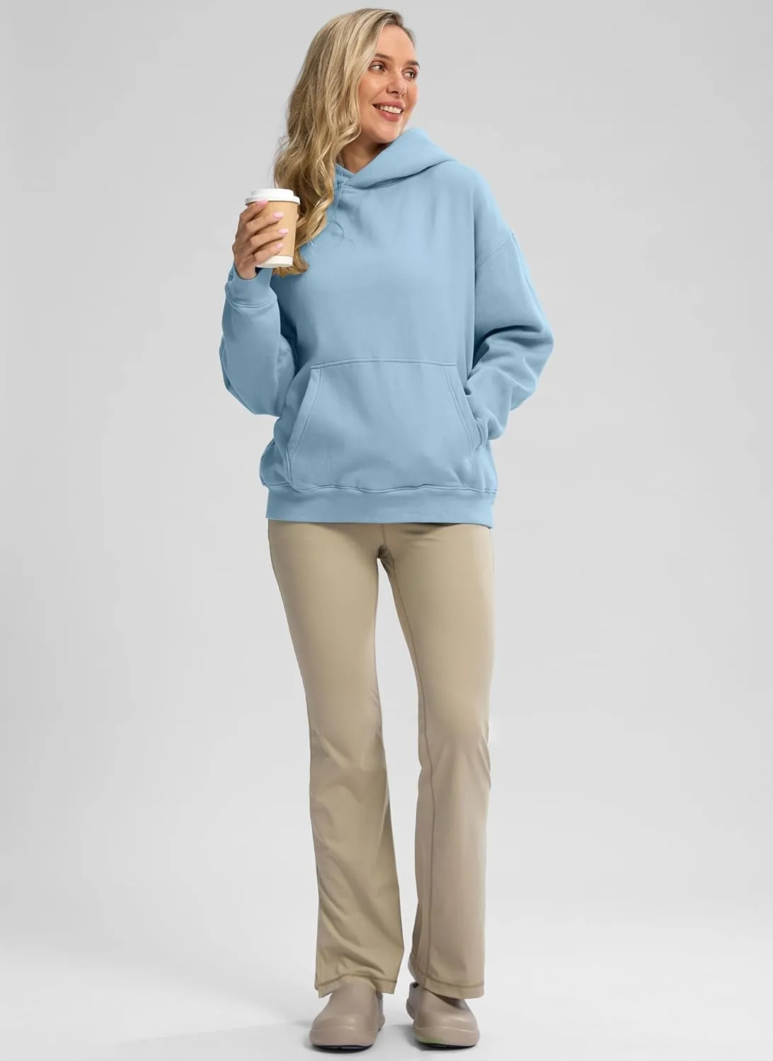 G Gradual Hoodies for Women Oversized Fleece Sweatshirt with Pocket Loose Fit Casual Athletic Workout Pullover
