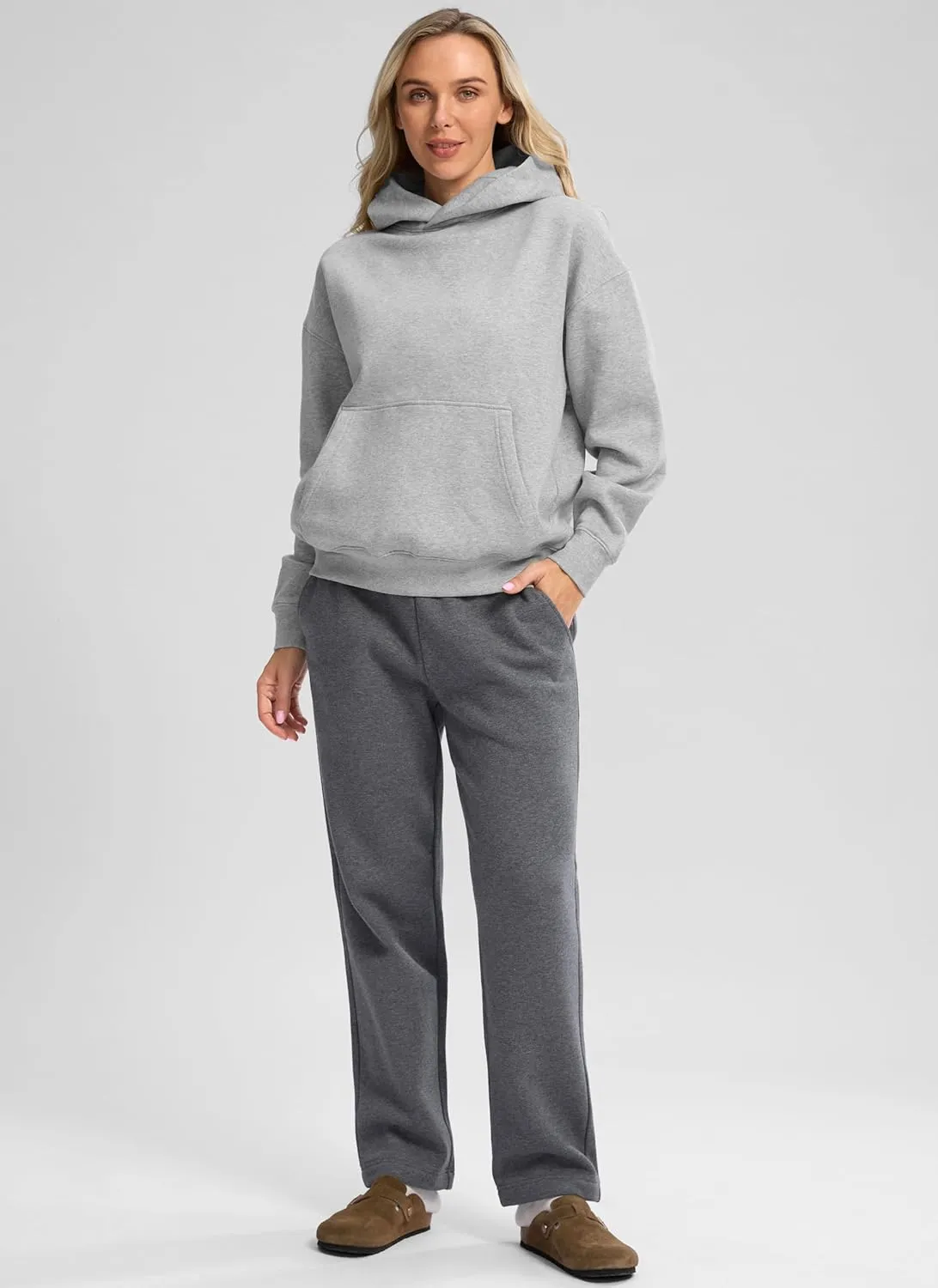 G Gradual Hoodies for Women Oversized Fleece Sweatshirt with Pocket Loose Fit Casual Athletic Workout Pullover
