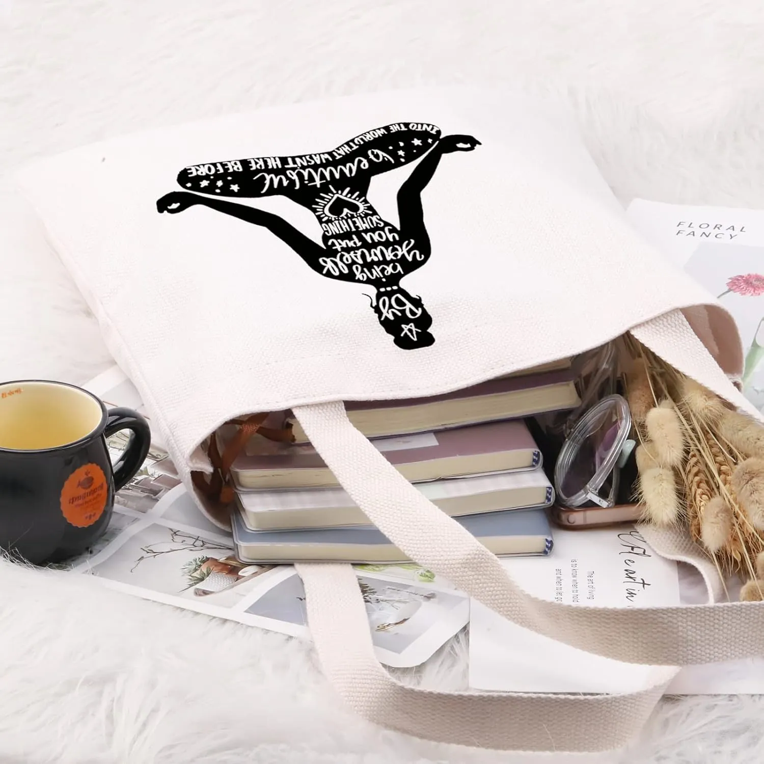 G2TUP Yoga Cosmetic Bag - meditation & Zen Inspired Gift for Yoga Lovers