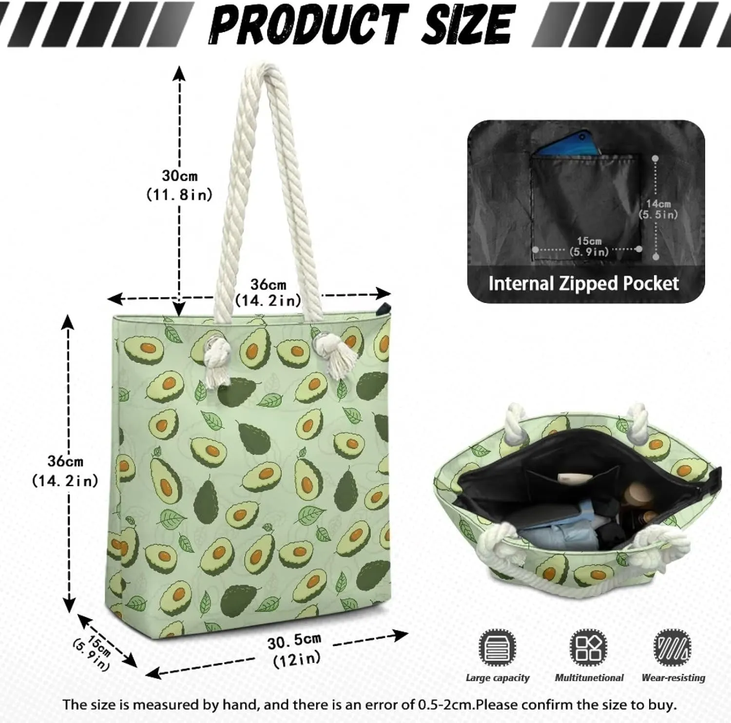 Grocery Shopping Reusable Totes Bags Shoulder Handbags Purse Aesthetic Canvas Beach Tote Bag for Women Ladies