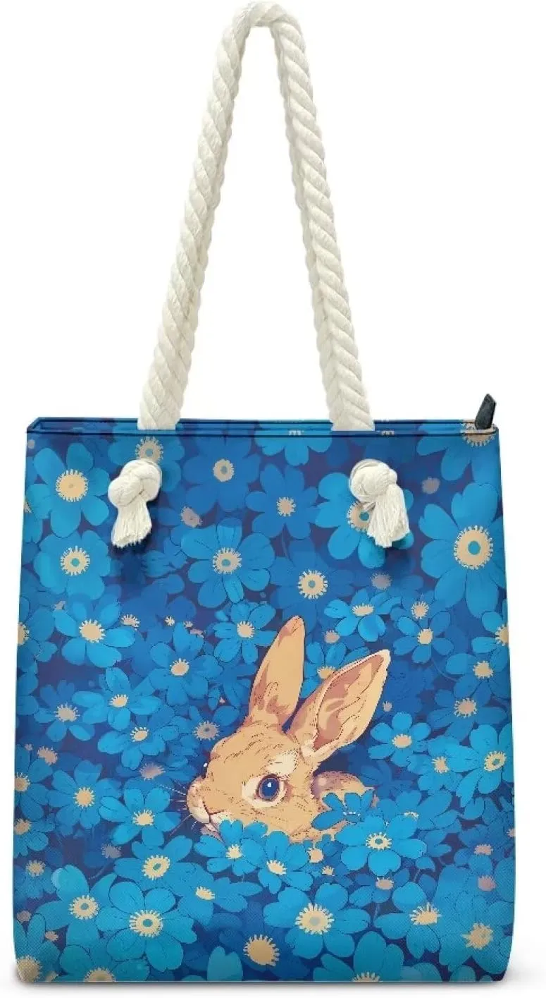 Grocery Shopping Reusable Totes Bags Shoulder Handbags Purse Aesthetic Canvas Beach Tote Bag for Women Ladies