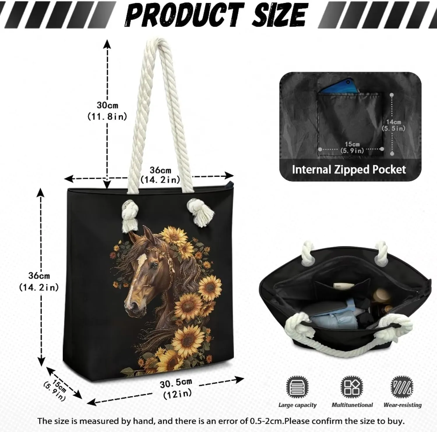 Grocery Shopping Reusable Totes Bags Shoulder Handbags Purse Aesthetic Canvas Beach Tote Bag for Women Ladies