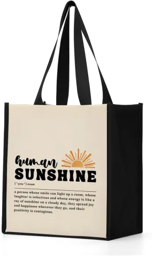 Hanamiya Na Thank You Gifts Chaos Coordinator Work Bestie Waterproof Tote Bag Soul Sister Sunshine Religious Teacher Gifts