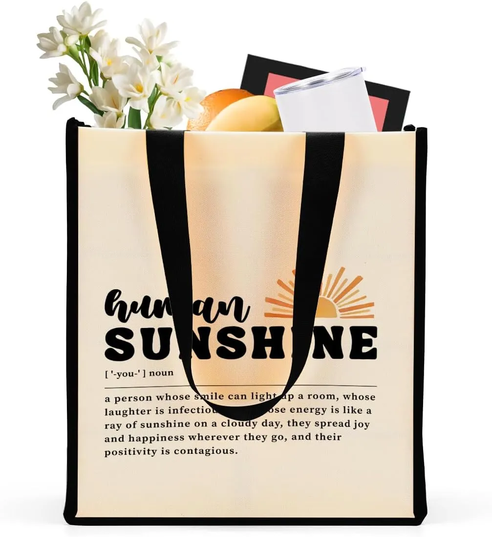 Hanamiya Na Thank You Gifts Chaos Coordinator Work Bestie Waterproof Tote Bag Soul Sister Sunshine Religious Teacher Gifts