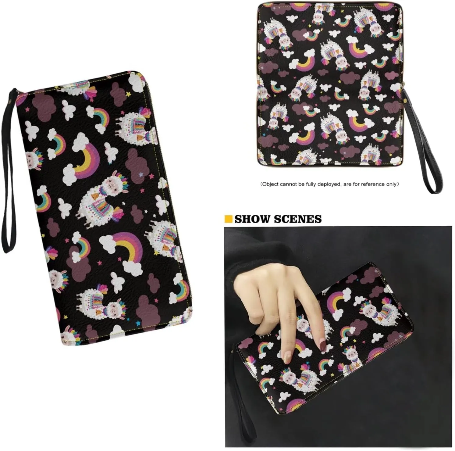 Handbag with Matching Wallet Tote Bag 2-Pcs/Set Clutch Purse with Handles Shoulder Bag and Wallet Set for Women