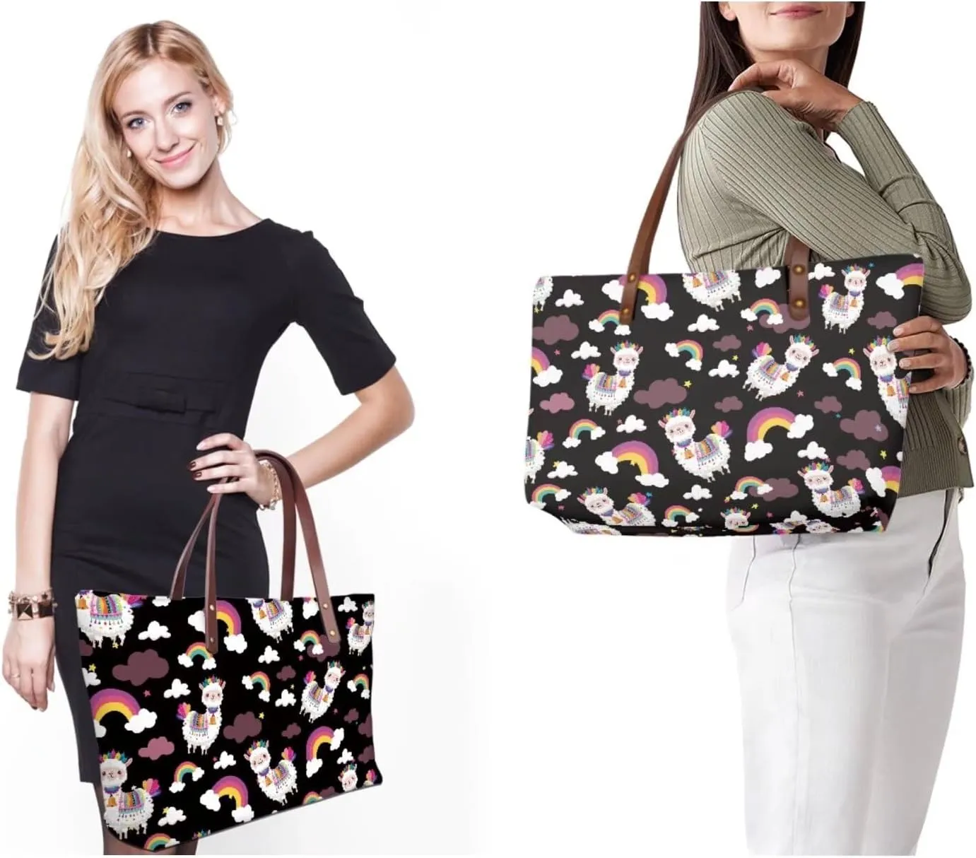 Handbag with Matching Wallet Tote Bag 2-Pcs/Set Clutch Purse with Handles Shoulder Bag and Wallet Set for Women