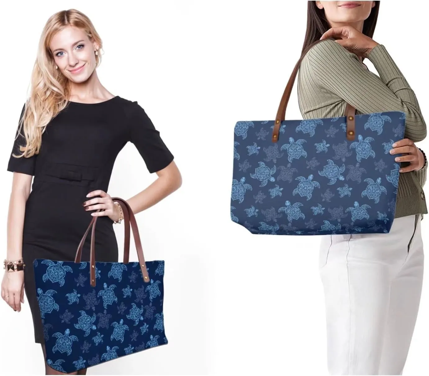 Handbag with Matching Wallet Tote Bag 2-Pcs/Set Clutch Purse with Handles Shoulder Bag and Wallet Set for Women