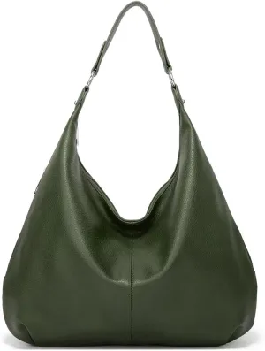 Hobo Bags for Women Slouchy Shoulder Bags Purses Top Handle Handbags Ladies Boho Totes Bags Purses Soft PU Leather