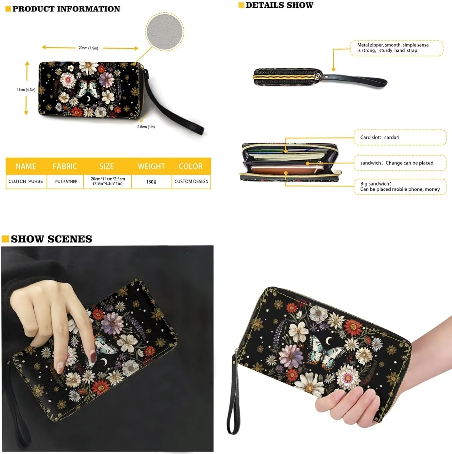 HUGS IDEA Crossbofy Purse for Women Hobo Bag with Wallet Set Leather Shoulder Bag Tote Handbag Set