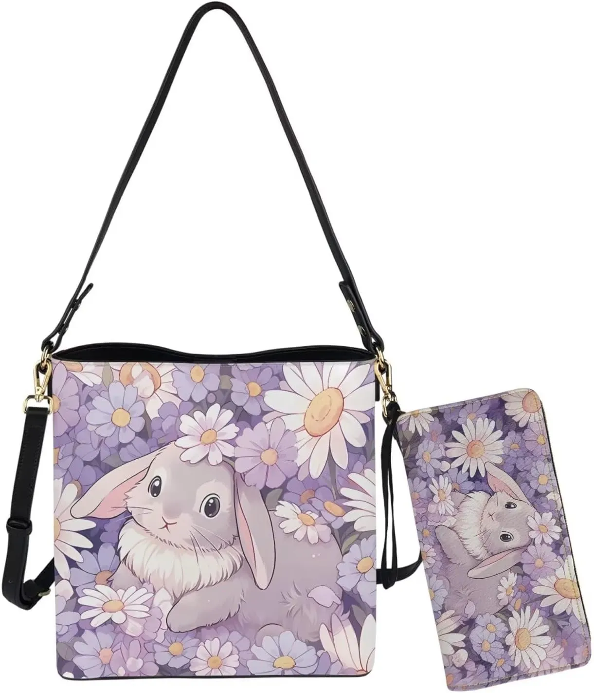 HUGS IDEA Crossbofy Purse for Women Hobo Bag with Wallet Set Leather Shoulder Bag Tote Handbag Set