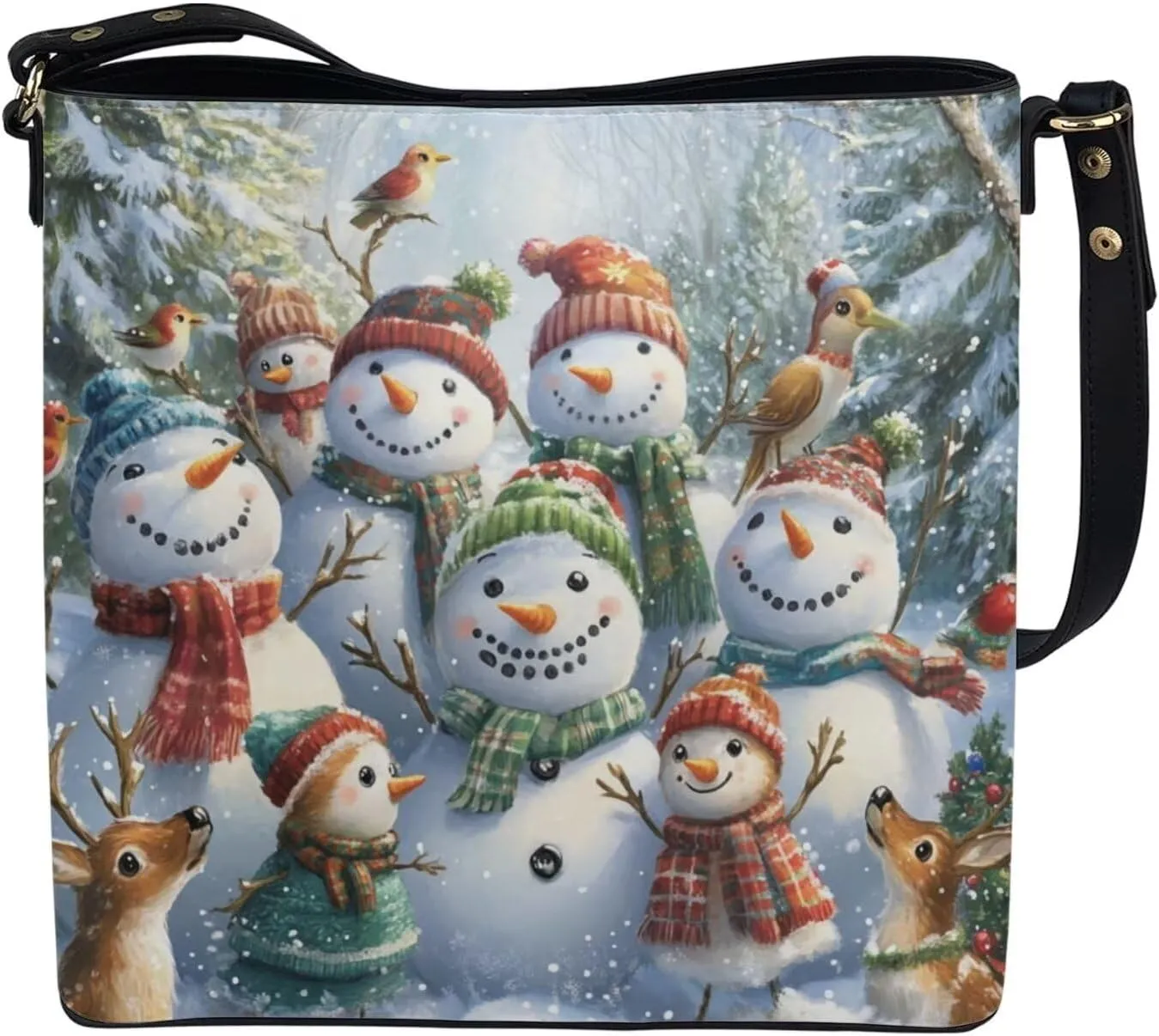 HUGS IDEA Cute Hobo Bags for Womens Leather Handbags Tote Shoulder Bucket Crossbody Purse