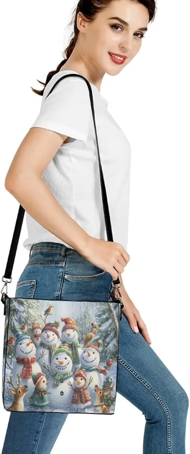 HUGS IDEA Cute Hobo Bags for Womens Leather Handbags Tote Shoulder Bucket Crossbody Purse