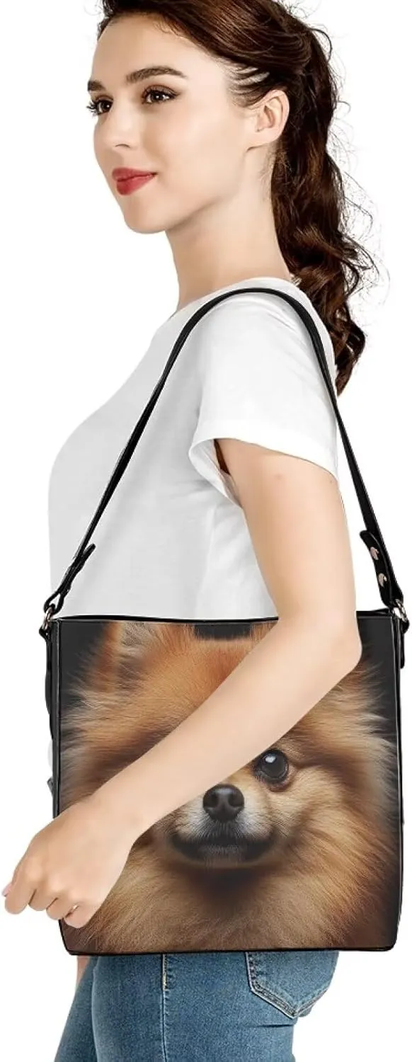 HUGS IDEA Hobo Bag for Women Crossbody Bucket Bag for Lady Work Fashion Leather Shoulder Purse for Travel