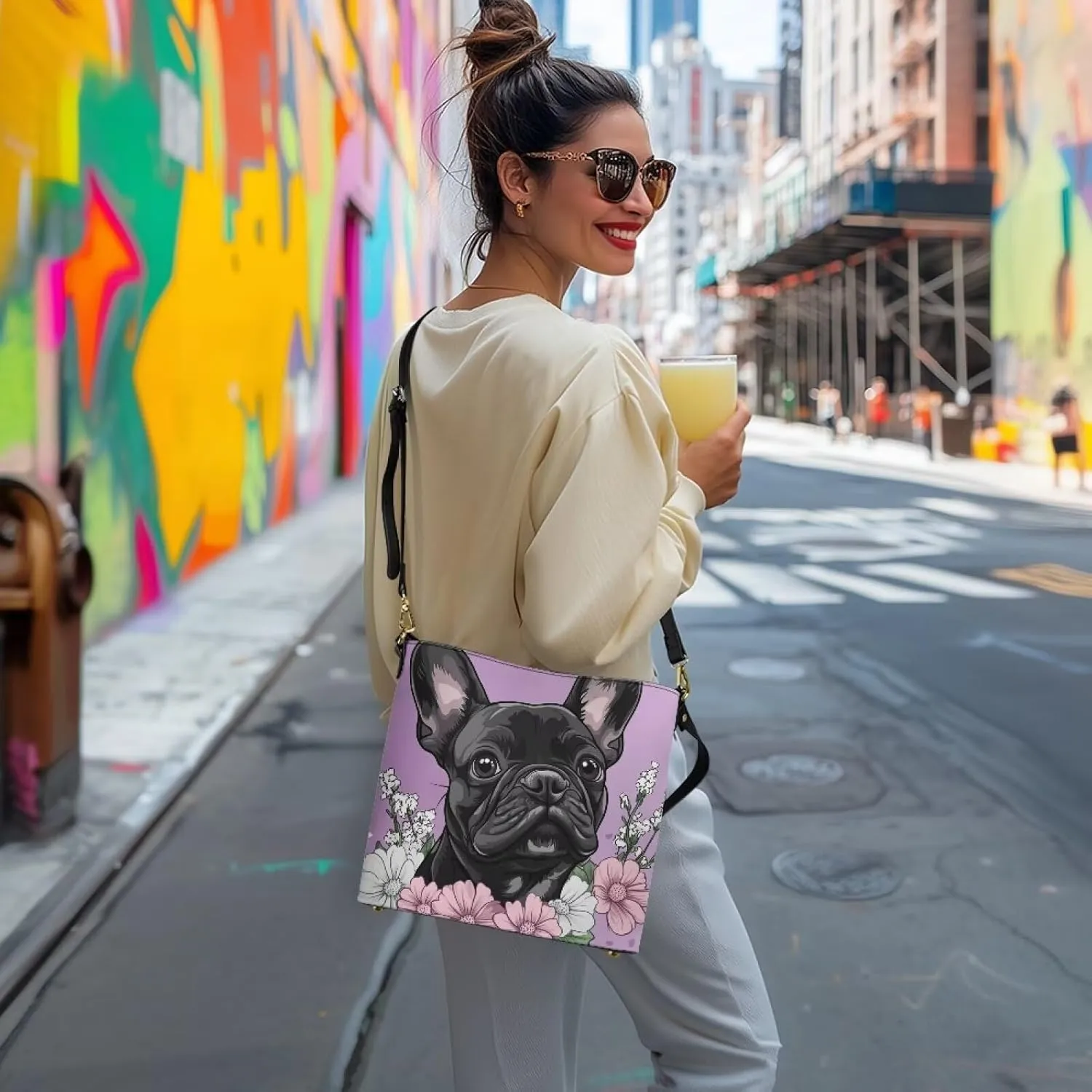 HUGS IDEA Hobo Bag for Women Crossbody Bucket Bag for Lady Work Fashion Leather Shoulder Purse for Travel