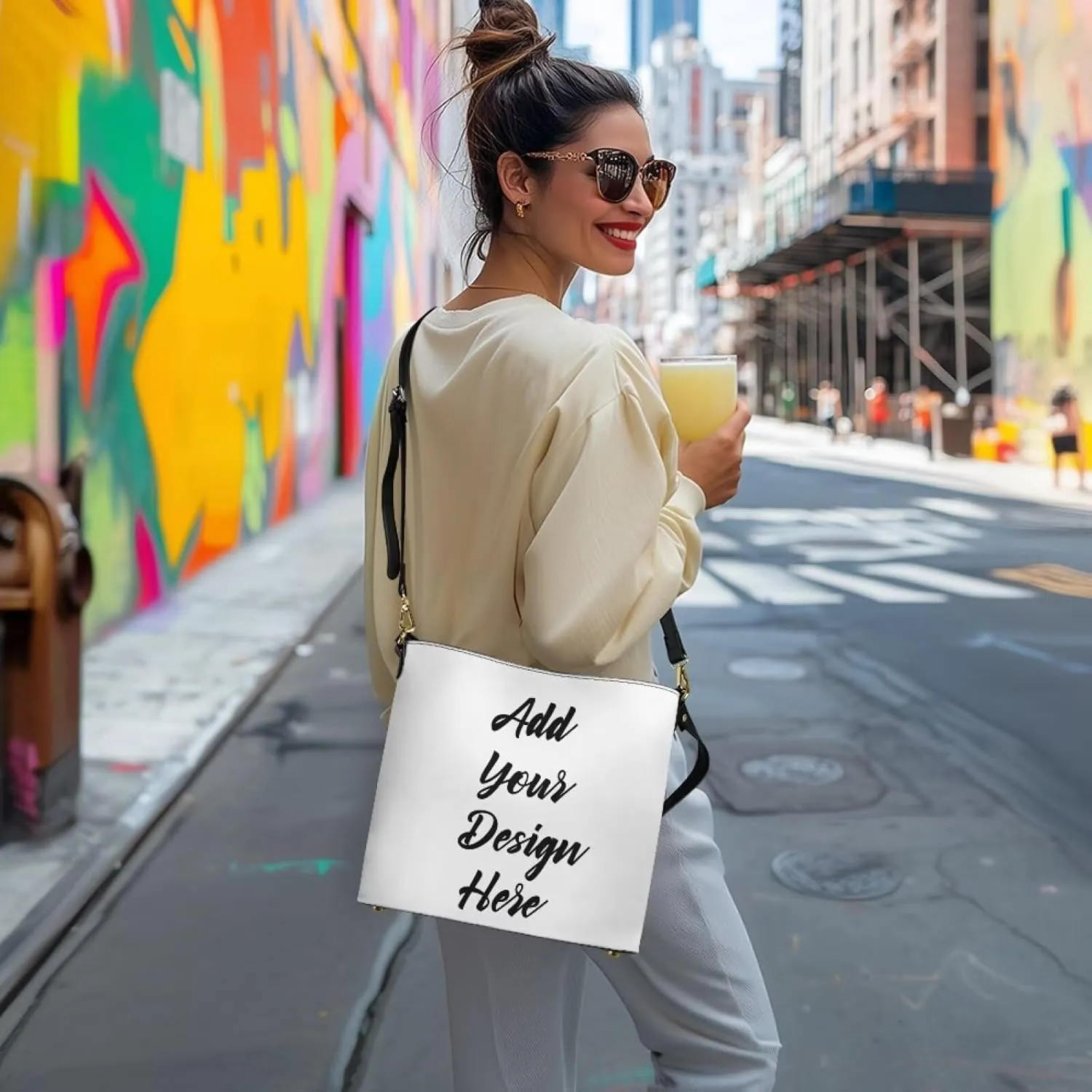HUGS IDEA Hobo Bag for Women Crossbody Bucket Bag for Lady Work Fashion Leather Shoulder Purse for Travel