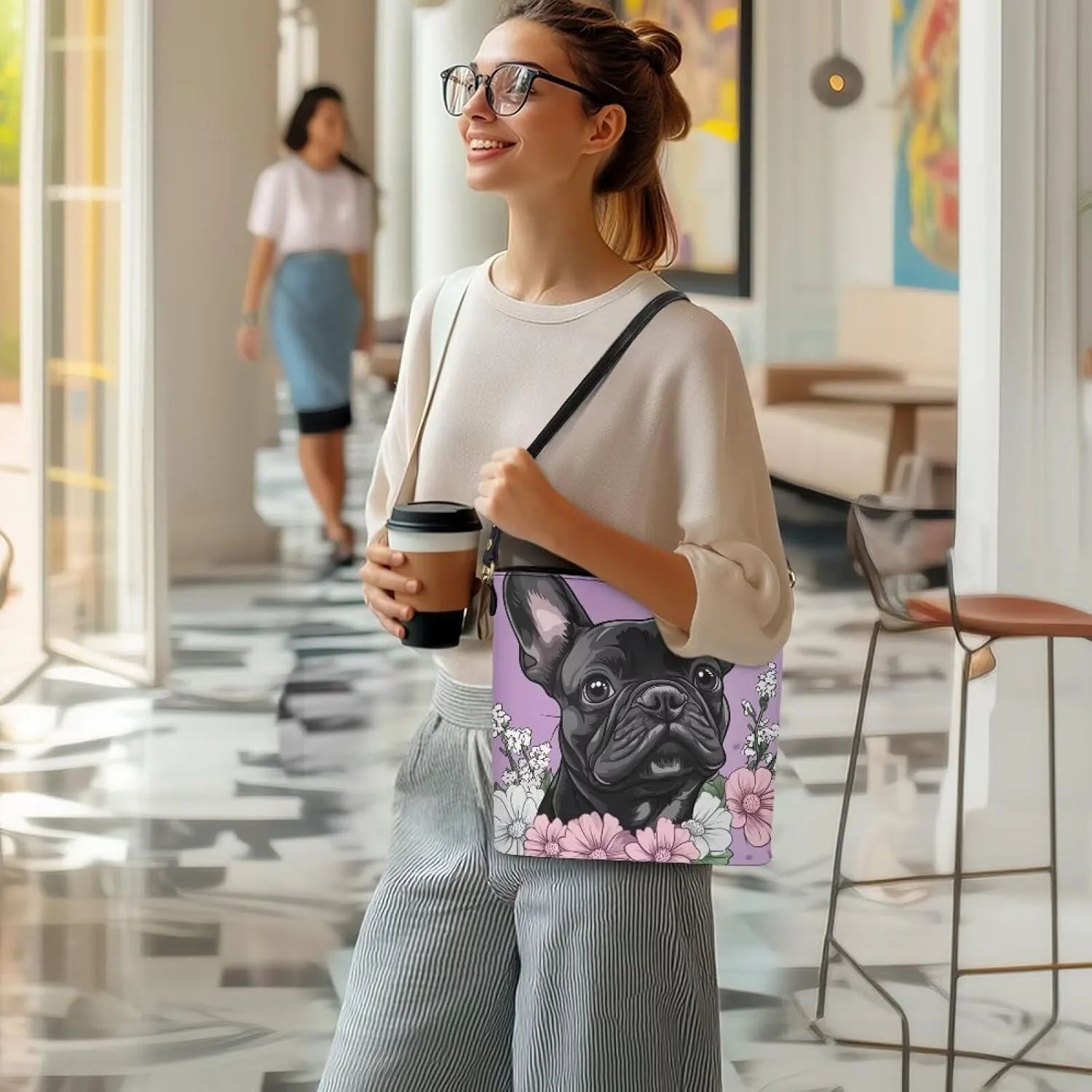 HUGS IDEA Hobo Bag for Women Crossbody Bucket Bag for Lady Work Fashion Leather Shoulder Purse for Travel