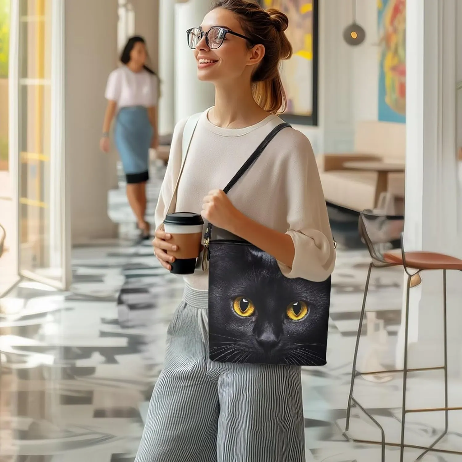HUGS IDEA Hobo Bag for Women Crossbody Bucket Bag for Lady Work Fashion Leather Shoulder Purse for Travel