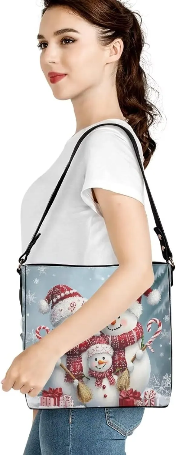 HUGS IDEA Women Bucket Bags Leather Purse Handbag Shoulder Bag for Ladies Purse Crossbody Wallet Bag