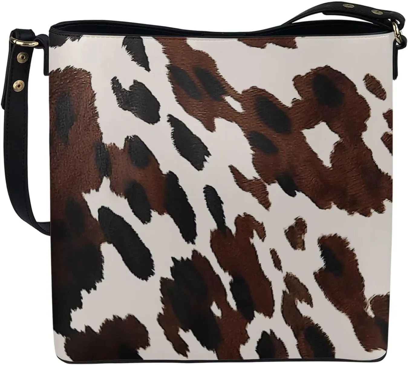 HUGS IDEA Women Crossbody Bag with Adjustable Straps Top Handle Handbag Bucket Purse Lightweight Portable