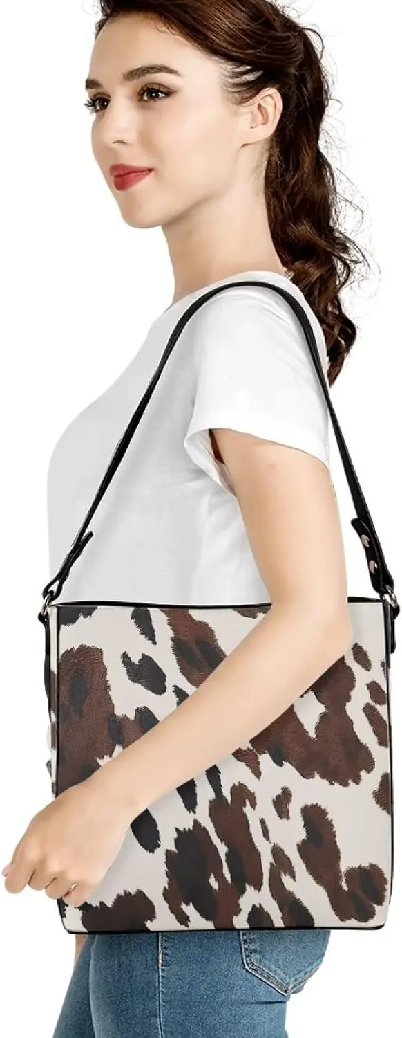 HUGS IDEA Women Crossbody Bag with Adjustable Straps Top Handle Handbag Bucket Purse Lightweight Portable