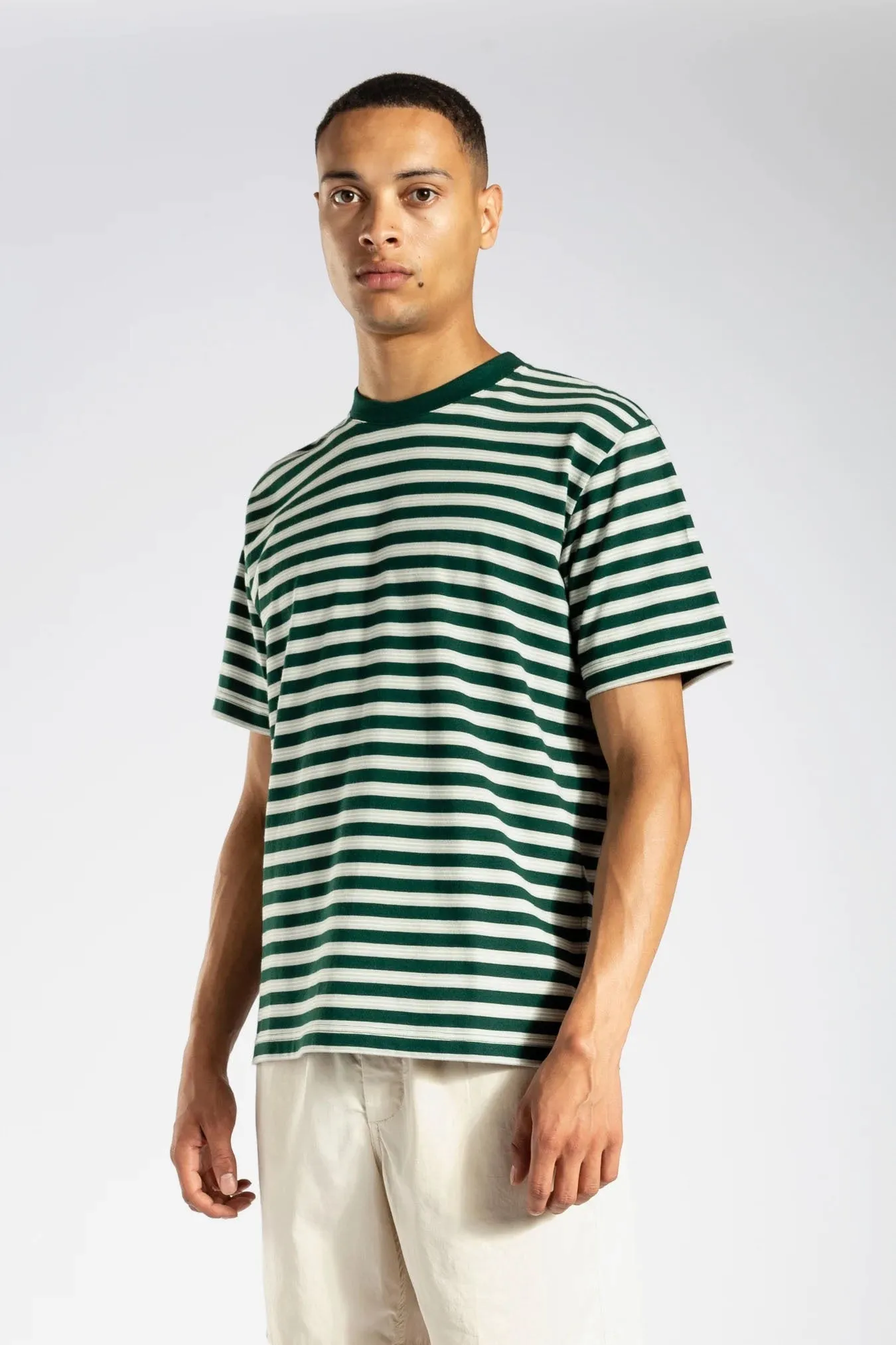 Johannes Nautical Stripe - Deep Sea Green