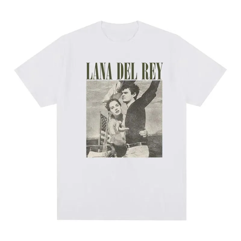 Lana Del Rey Vintage Nautical Summer Unisex Tee: Retro Charm & Cozy Style