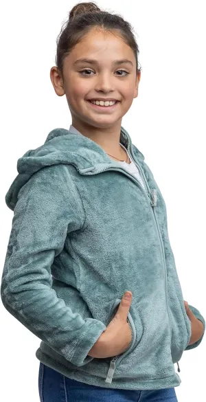 Lands' End Girls Softest Fleece Full Zip Hoodie Sweatshirt (XS-L)