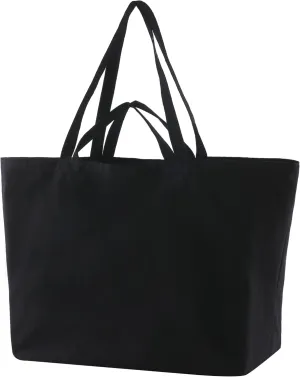Large Sturdy Canvas Tote Bag -27" X 16" X 8" Extra Big Largest Grocery Shopping Beach Reusable Totes Bags