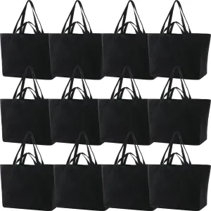 Large Sturdy Canvas Tote Bag -27" X 16" X 8" Extra Big Largest Grocery Shopping Beach Reusable Totes Bags