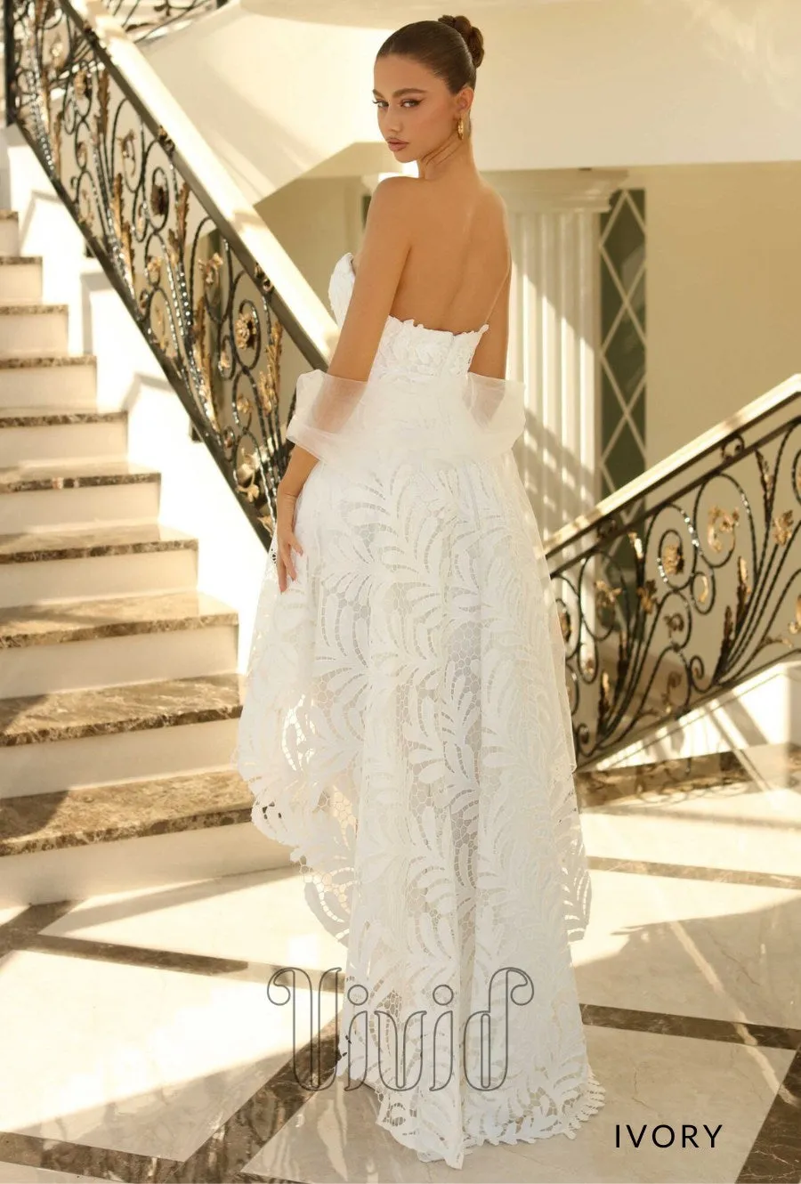 Leona High Low Gown