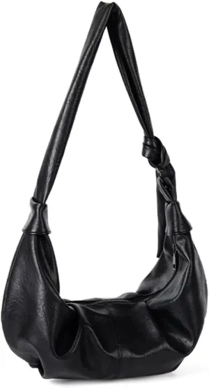 Lightweight PU Leather Shoulder Bag Crossbody Purse with Adjustable Strap Satchel Purses For Traveler And Students