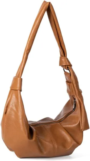 Lightweight PU Leather Shoulder Bag Crossbody Purse with Adjustable Strap Satchel Purses For Traveler And Students
