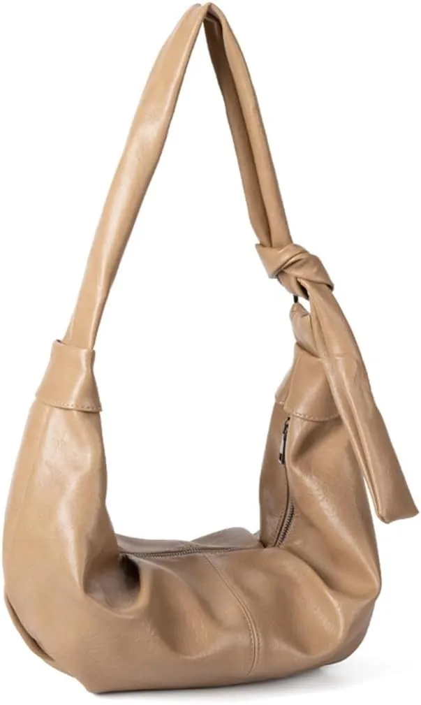 Lightweight PU Leather Shoulder Bag Crossbody Purse with Adjustable Strap Satchel Purses For Traveler And Students