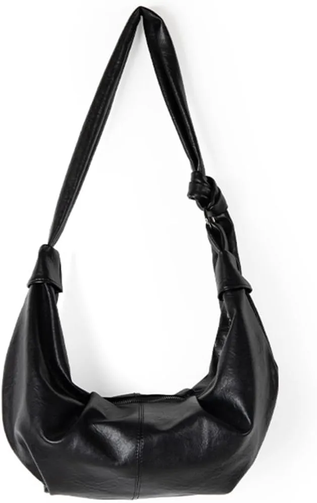 Lightweight PU Leather Shoulder Bag Crossbody Purse with Adjustable Strap Satchel Purses For Traveler And Students