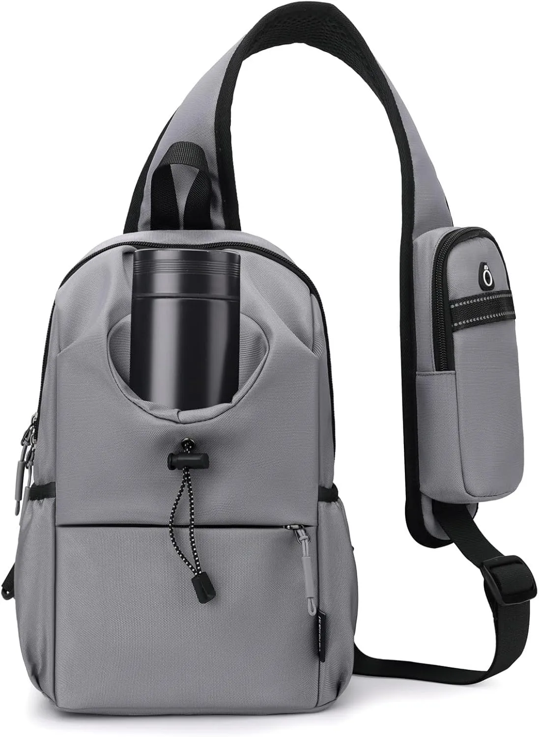lightweight travel sling bag unisex short trip crossbody bags small hiking backpack chest bag with water bottle holder