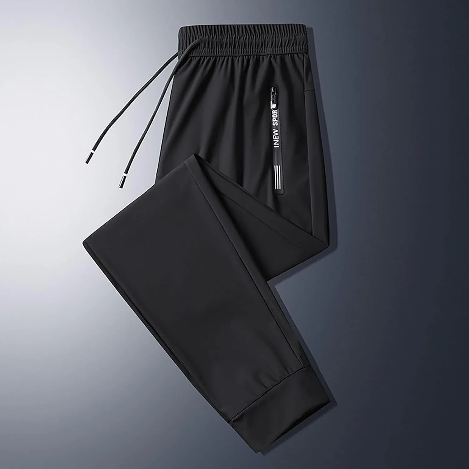Litetao Mens Golf Pants Stretch Relaxed Fit Quick Drying Sweatpants Casual Stretch Drawstring Sports Pant with Pockets