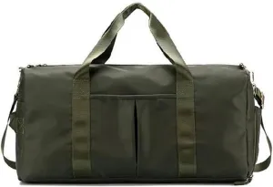 Men and Women's Travel Bag With Shoe Compartment Sports Tote Gym Bag Weekender Overnight Shoulder Bag