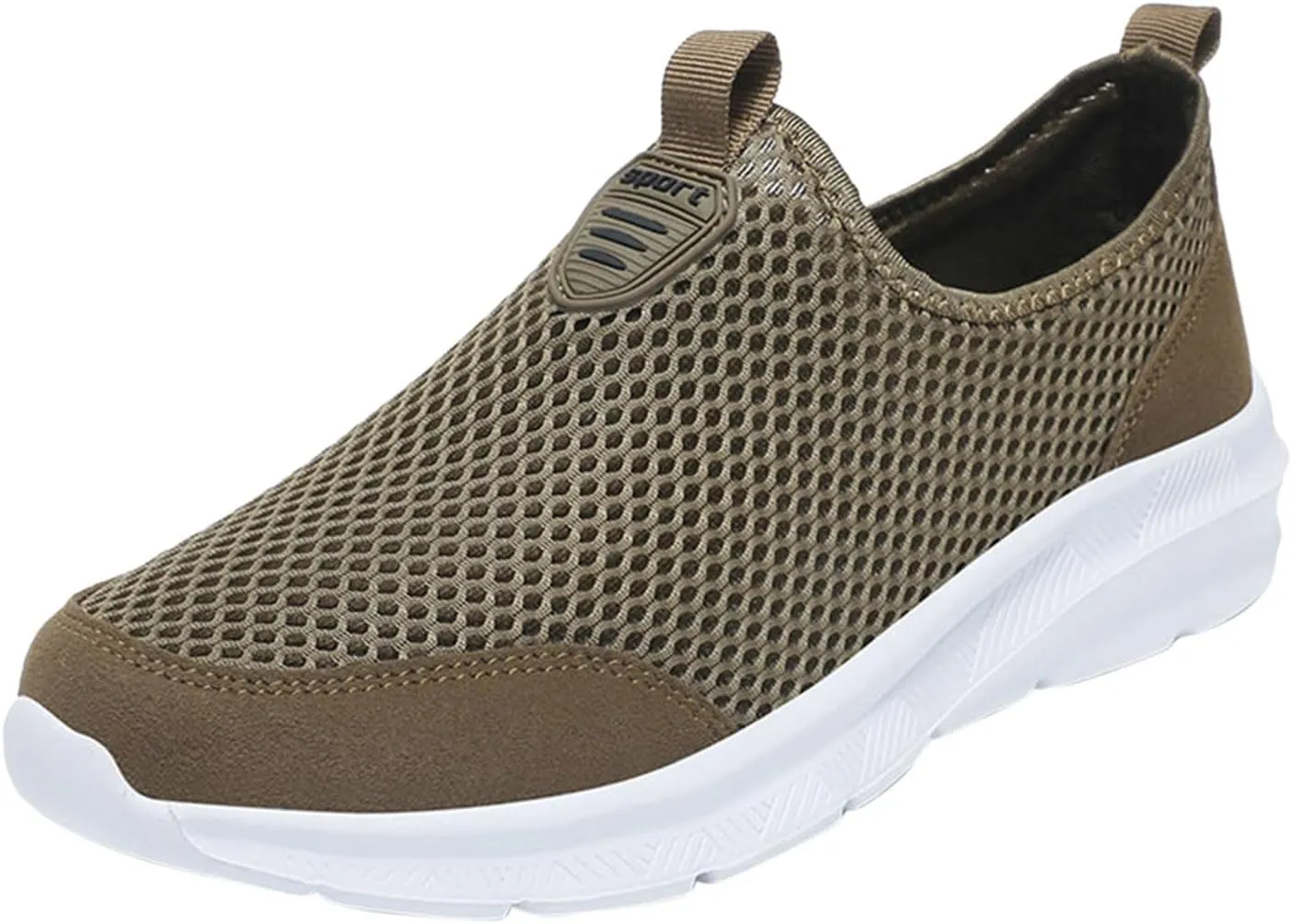 Mens Athletic Shoes Men's Sneakers Tennis Shoe for Men Slip on Shoe for Men Mesh Breathable Sneaker