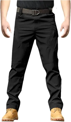Mens Cargo Pants Tactical Training Jogger Relaxed Fit Sport Pant 2024 Summer Long Trousers with Pockets