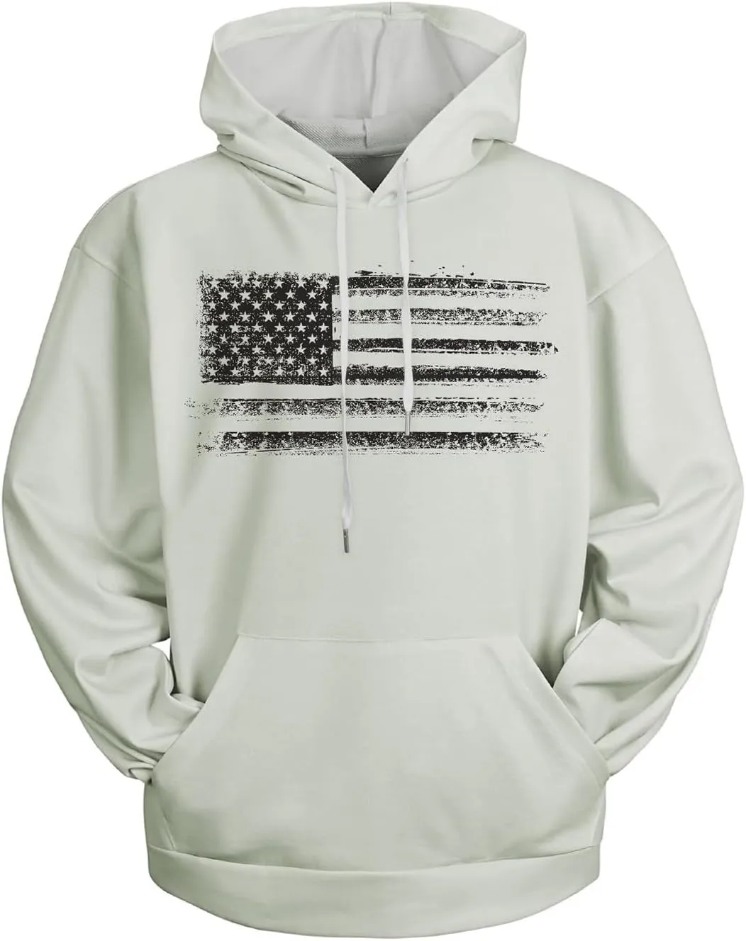 Men's Graphic Big and Tall Hoodie: Lightweight Heated Designer Sweatshirt Casaul Flannel Pullover