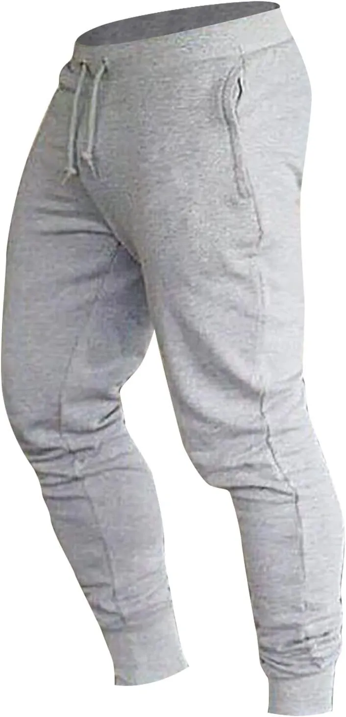 Men's Relaxed Fit Sweatpants Mens Fashion Joggers Sports Pants Casual Cotton Cargo Pants Gym Sweatpants Work Pants