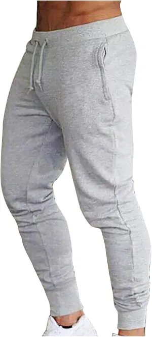 Men's Relaxed Fit Sweatpants Mens Fashion Joggers Sports Pants Casual Cotton Cargo Pants Gym Sweatpants Work Pants