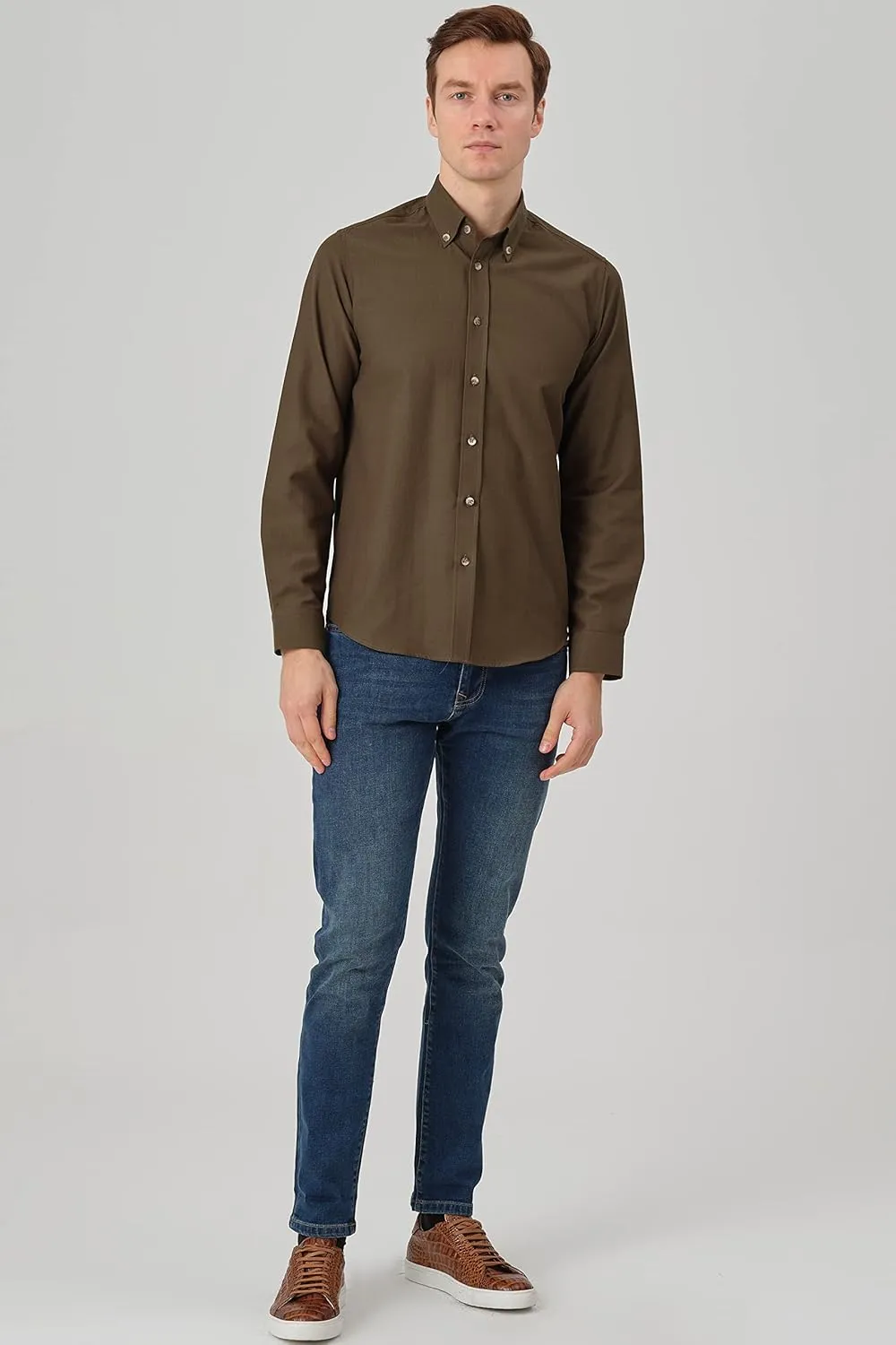 Mens Shirts | Casual & Stylish Long Sleeve Shirts for Men | Oxford Casual Button Down Shirt Men