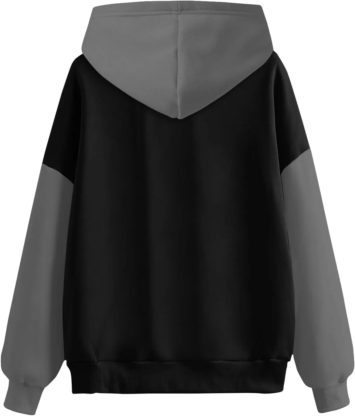 Men's Sweatshirts Hoodies Contrast Color Loose Drop Shoulder Sleeves Hoodies Casual Sports Graphic Hoodies, M-3XL