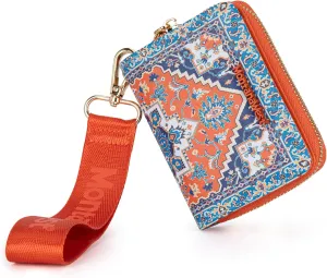 Montana West Small Bohemian Wallet for Women Female Ladies with a Detachable Wristlet Women's Wallet with Rfid Blocking Lining Minimalist Lightweight & Easy to Carry