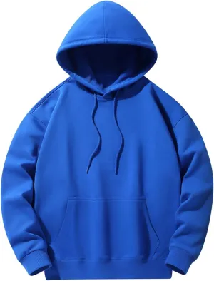Muscularfit Hooded Sweatshirts for Men 2024 Trendy Long Sleeve Drawstring Hoodies Casual Lightweight Athletic Pullover Shirts