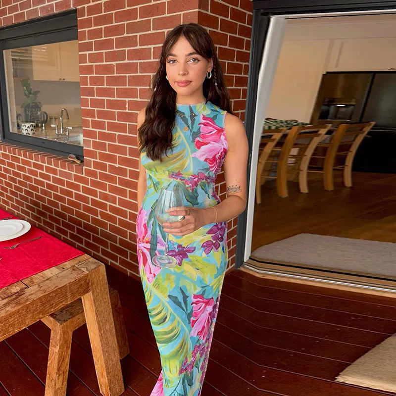 Naima Printed Maxi Dress